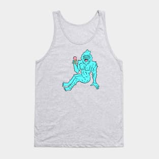 Icy Blue snow Yeti Tank Top